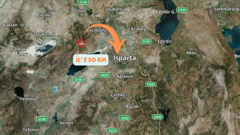 ISPARTA KEÇİBORLU ÇUKURÖREN KÖYÜNDE 1.293M² TARLAMIZ SATILIKTIR - ISPARTA KEÇİBORLU fotoğraf 7